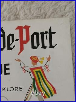 Affiche originale Pays Basque Saint Jean Pied de Port A. Steinmann très rare