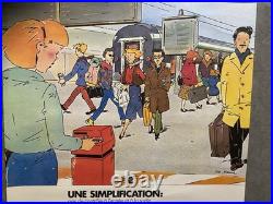 Affiche originale Sncf 1978