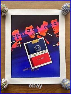 Affiche originale Tabac Caporal JC Rousseau années 60