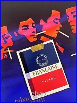 Affiche originale Tabac Caporal JC Rousseau années 60