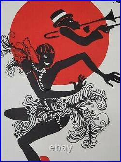 Affiche originale Théâtre de Paris 1977 Broadway Harlem Années 30/ Baker