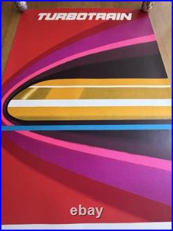 Affiche originale Turbotrain 1972 Éric