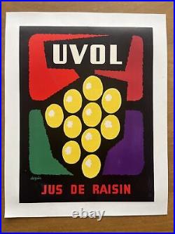 Affiche originale UVOL Années 60 SEGUIN