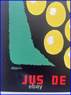 Affiche originale UVOL Années 60 SEGUIN