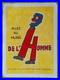 Affiche originale allée aux Musée de l'homme de Savignac 1981
