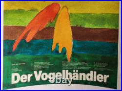 Affiche originale ancienne 1984 Bregenzer Festspiele Der Vogelhändler/RS100