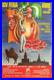 Affiche originale ancienne 1985 XIV Feria de Abril en Cataluna /RS356