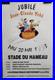 Affiche originale ancienne 1993 Rugby Jubilé Jean-Claude Yché /RS293