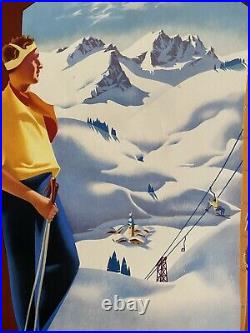 Affiche originale ancienne Autriche 1950