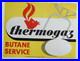Affiche originale ancienne Thermogaz Butane Service /RS433