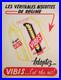 Affiche originale ancienne Vibis les véritables biscottes de régime /RS454