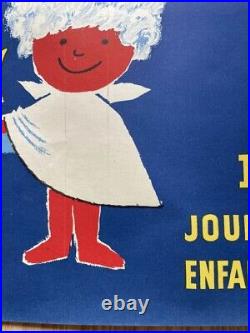 Affiche originale de Savignac années 50, vintage poster Savignac