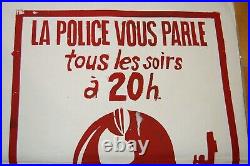 Affiche originale mai 68 sérigraphie la police vous parle Atelier Populaire