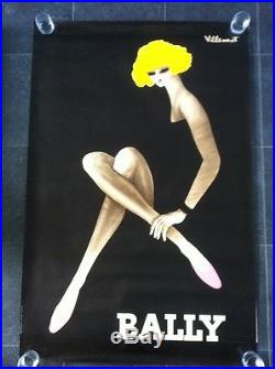 Affiche originale original poster Bally par VILLEMOT