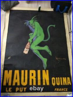 Affiche originale vintage Cappiello Maurin 1906