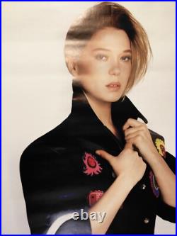 Affiche originale vintage poster VUITTON LEA SEYDOUX 120 X 170