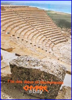 Affiche photo ancienne Chypre L'île des dieux et des hommes /RS373