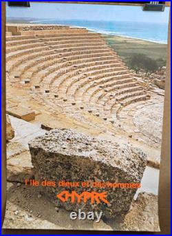 Affiche photo ancienne Chypre L'île des dieux et des hommes /RS373