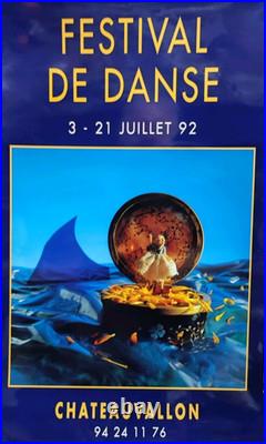 Affiche photo ancienne Festival de danse 1992 Chateauvallon /RS468
