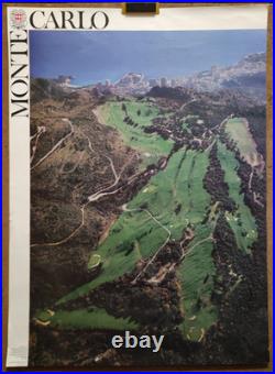 Affiche photo ancienne Studio Bazzoli 1987 Monté-Carlo /RS590