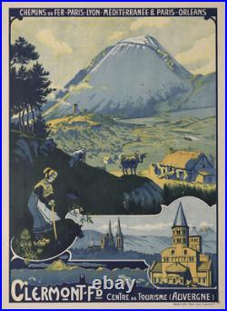 Affiche poster Clermont Ferrand
