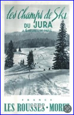 Affiche poster Jura Les Rousses Morez