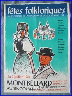 Affiche poster Montbeliard Audincourt
