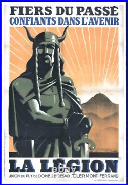 Affiche poster armée militaire guerre propagande aviation commando régiment