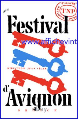 Affiche poster avignon festival