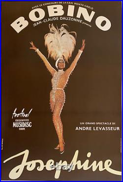 Affiche poster josephine baker bobino