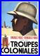 Affiche poster troupes coloniales sogno