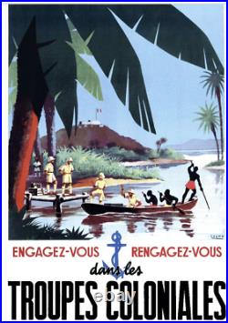 Affiche poster troupes coloniales sogno