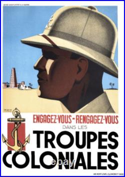 Affiche poster troupes coloniales sogno