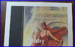 Affiche publicitaire CHANEL no 5 par Milo Manara 1998 le petit chaperon rouge