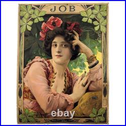 Affiche publicitaire JOB vers 1900 chromolithographie par Gervais