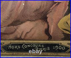 Affiche publicitaire JOB vers 1900 chromolithographie par Gervais