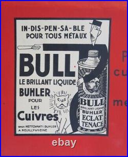 Affiche publicitaire LES 4 NETTOYANTS BUHLER Neuilly sur Seine poster no copy