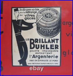 Affiche publicitaire LES 4 NETTOYANTS BUHLER Neuilly sur Seine poster no copy