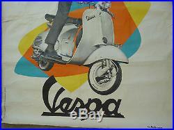 Affiche publicitaire Vespa de 1959