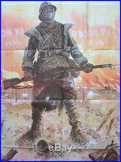 Affiche publicitaire française militaria première guerre mondiale 1914 1918 WW1
