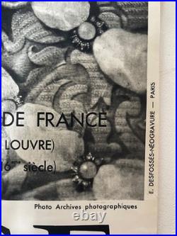 Affiche publicitaire tourisme 1950, Reine Elisabeth, Louvre 4880. Intacte