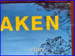 Affiche tourisme SUISSE INTERLAKEN Montagne Switzerland Schweiz 64x101cm 70's