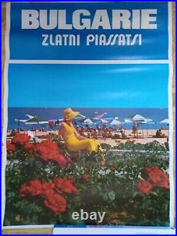 Affiche tourisme Travel Original Poster Affiche Originale Bulgarie