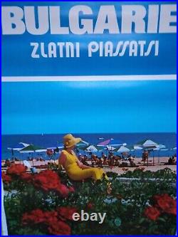 Affiche tourisme Travel Original Poster Affiche Originale Bulgarie