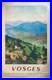 Affiche tourisme entoilée VOSGES Chemin de Fer SNCF BENITO 63x100cm 1945