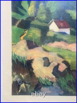 Affiche tourisme entoilée VOSGES Chemin de Fer SNCF BENITO 63x100cm 1945