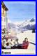 Affiche touristique originale Mont-Blanc Saint-Gervais 1962 Alps France 40×60