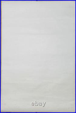 Affiche touristique originale Mont-Blanc Saint-Gervais 1962 Alps France 40×60