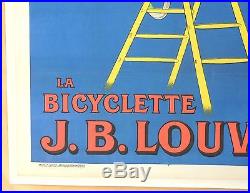 Affiche vélo cycles LOUVET MICH 120 x 160 cm