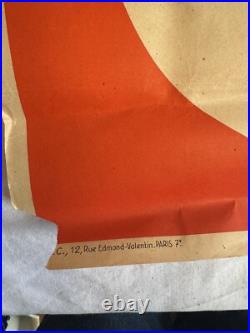 Affiche vintage Des choses qui tachent ou qui tuent 1950 S 1960